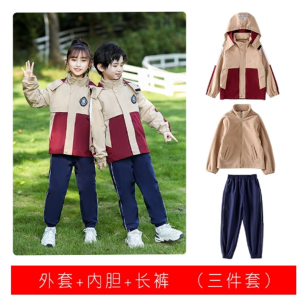 小学生校服春秋装冲锋衣班服校服一年级秋冬套装英伦风幼儿园园服