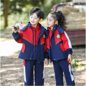 小学生校服春秋装冲锋衣可拆卸三件套儿童班服幼儿园园服秋冬套装