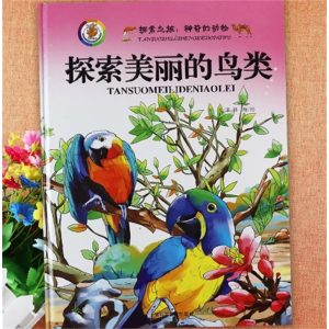 美丽的鸟类-绘本硬壳小百科早教绘本阅读故事书幼儿启蒙认知动物百科全书