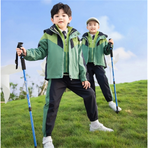 小学生校服冲锋衣三件套冬季儿童运动班服秋冬款幼儿园园服学院风