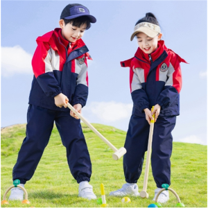 小学生校服套装冲锋衣冬季三件套运动会儿童班服幼儿园园服春秋款