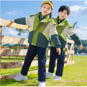 小学生校服春秋三件套冲锋衣加厚男女儿童班服运动服幼儿园园服冬