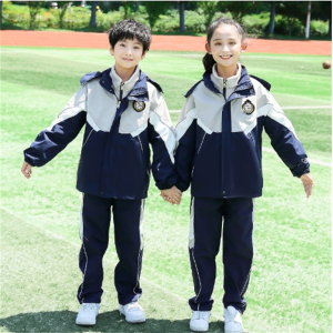 小学生班服秋冬季冲锋衣三件套儿童加厚保暖运动服老师幼儿园园服