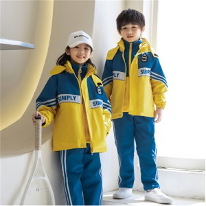 秋冬新款套装小学生班校服三件套幼儿园园服英伦风儿童保暖冲锋衣