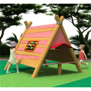 幼儿园户外设施儿童户外体能攀爬系列A字型小屋