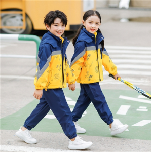 幼儿园园服男女儿童冲锋衣三合一可拆卸秋冬中小学生校服运动套装