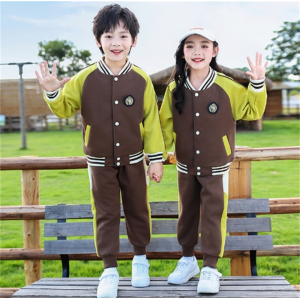 小学生春秋装运动三四件套一年级班服老师儿童小学生校服套装