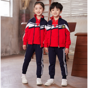 生校服套装儿童运动服班服秋季学院风幼儿园园服三件套春秋装
