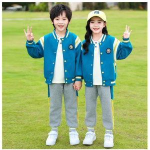 幼儿园园服班服春秋装英伦风棒球服运动套装小学生大班小班校服