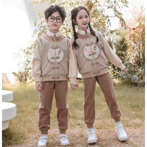 儿童中国风校服2023新款秋款中小学生春秋款班服一年级幼儿园园服