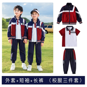 小学生秋季校服套装春秋装一年级儿童班服幼儿园园服运动服三件套