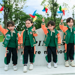 幼儿园园服春秋装儿童一年级班服学院风小学生校服套装三件套校服