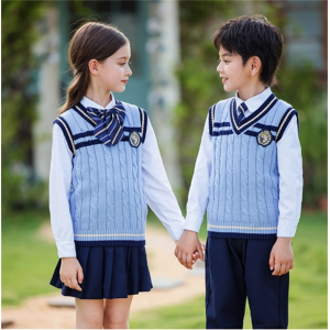 大合唱三件套毛衣马甲幼儿园园服中小学生校服班服保暖衬衫毕业照