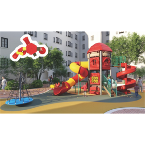 幼儿园室内外游乐设施儿童组合滑梯系列 BSD-07901