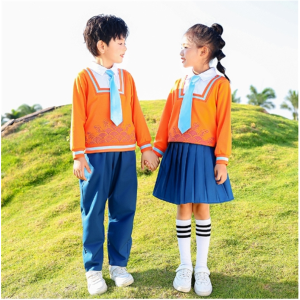 幼儿园园服春秋季中小学生校服国庆节儿童班服朗诵合唱演出服校服