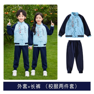 小学生校服春秋套装幼儿园园服秋季班服儿童班服运动服中国风套装
