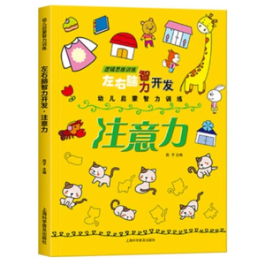 注意力-幼儿启蒙左右脑智力开发判断思维语言表达训练书籍智力训练