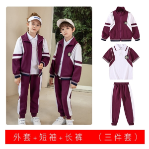 幼儿园园服春秋三件套装小学生校服秋季儿童班服运动服英伦学院风