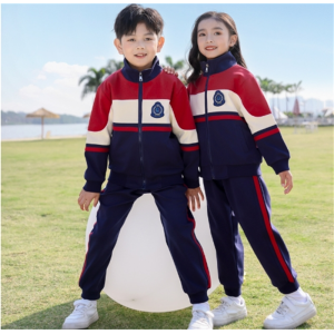 校服套装小学生班服三件套中国风儿童夏款运动服幼儿园园服春秋装