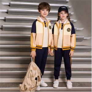 新款幼儿园园服春秋运动三件套装小学生校服教师英伦儿童班服批发
