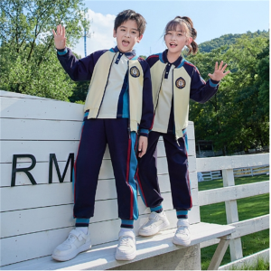 小学生校服套装春秋装男女童一年级入学儿童运动班服棒球服三件套
