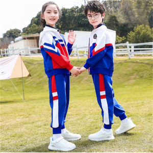 幼儿园园服春秋装校服套装小学生班服春季儿童运动会服装三件套潮
