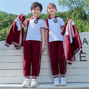 幼儿园园服春秋装新款小学生英伦风校服班服三件套儿童运动会套装