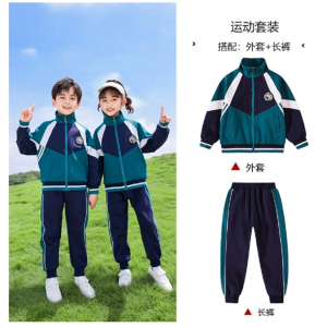 春秋装小学生校服套装儿童班服二件套英伦风运动服批发