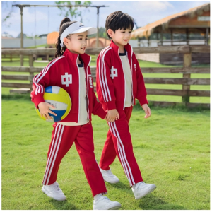 春秋装中国风班服三件套儿童运动服老师中小学生校服潮