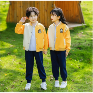 幼儿园园服秋装棒球服夏装套装小学生班服三件套春秋季校服一年级
