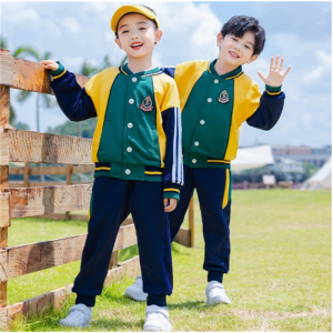 幼儿园园服春秋装英伦风棒球服小学生纯棉校服儿童2件套运动套装