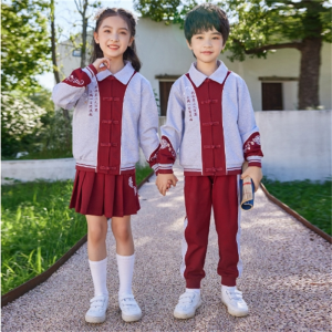 新款小学生校服春秋装学院风儿童运动服班服幼儿园园服中国风班服