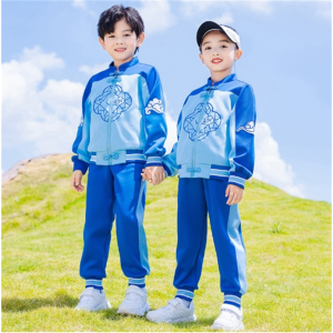 小学生校服春秋套装儿童中国风班服三件套一二年级幼儿园园服秋季