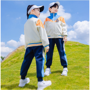 新款春秋校服幼儿小学学院风两件套儿童新款秋季运动两件套班服潮