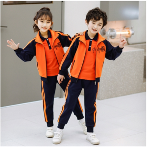 小学生校服款纯棉班服四件套幼儿园园服儿童春秋款中国运动风校服