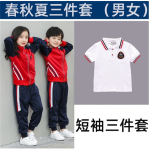 春秋装小学生校服两件套儿童班服运动会服装三件套春款