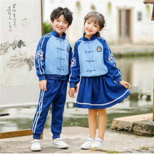 幼儿园园服春秋装中国风小学生校服秋季汉服班服一年级国学运动服