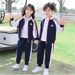 儿童班服幼儿园园服新款春秋款小学生校服学院风运动服三件套批发