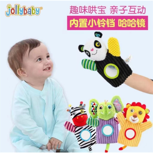 指偶手偶新生婴儿安抚玩具0-1岁宝宝亲子布娃娃毛绒玩具
