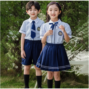 幼儿园园服夏季大班毕业拍照服装衣服小学生班服朗诵演出服典礼服