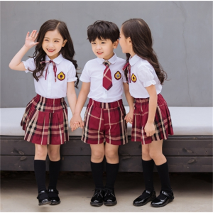 小学生校服夏季六一表演服幼儿园园服英伦套装舞蹈服演出服毕业服