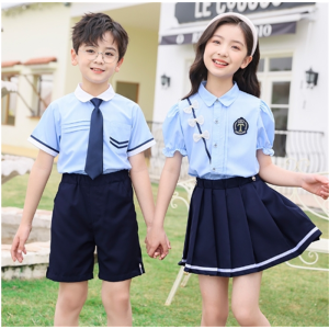 小学生校服夏装英伦风幼儿园园服六一儿童演出服夏季毕业班服套装