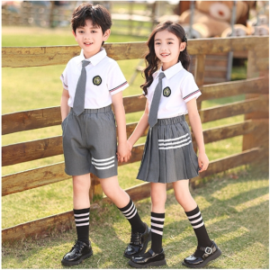 小学生校服幼儿园园服男女童班服六一表演出合唱服英伦风夏装套装
