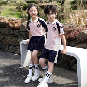 幼儿园园服短袖两件套装英伦学院风小学生校服夏季潮儿童运动班服