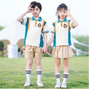 夏装毕业照服装英伦风小学生校服套装毕业照大班演出服