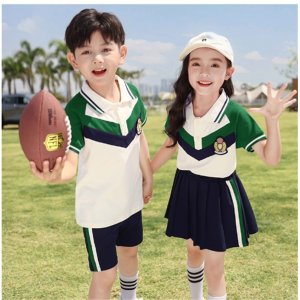 小学生校服夏季幼儿园园服短袖儿童运动服套装小学生班服夏款校服
