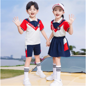 小学生校服毕业服装夏季套装六一儿童演出服班服英伦风幼儿园园服