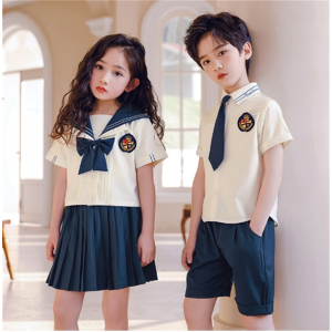 夏季学院风JK制服小学生校服儿童班服毕业服演出服套装