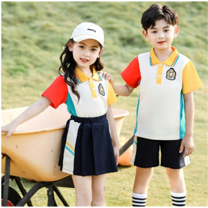 短袖运动会毕业照六一夏季班服套装小学生校服
