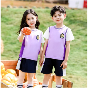 新款幼儿园园服夏季运动套装老师毕业照班服小学生校服六一团体服